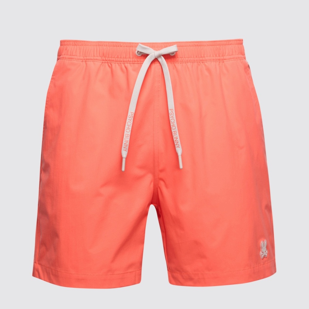Samos Hydrochromic Hot Coral Swim Trunks